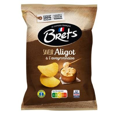 Bret's Chips saveur Aligot à l'Aveyronnaise, 125g