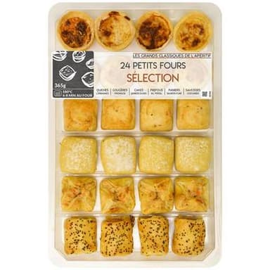 Mix Buffet Petits Fours Sélection, 24 pièces - 365g