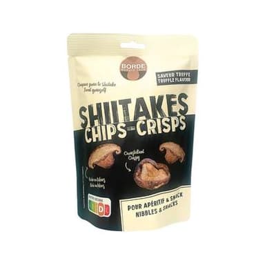 Borde Chips de shiitakes Saveur Truffe, 50g