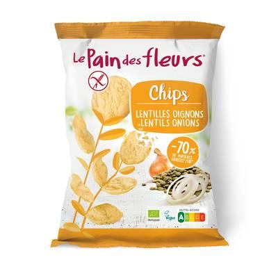Le pain des fleurs - Chips lentilles oignon bio