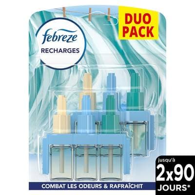 Febreze Désodorisant Recharge Linge frais, 2 recharges 20ml