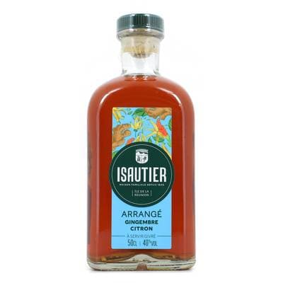 Isautier Rhum arrangé gingembre-citron, 50cl