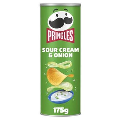 Pringles Chips tuiles crème et oignon, 175g