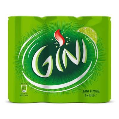 Gini Soda saveur Citron, 6x33cl