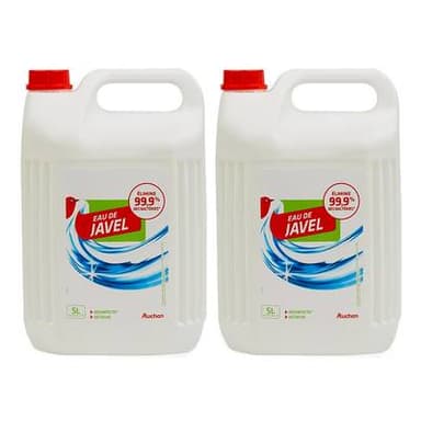 Auchan Eau de javel, Lot de 2x5L
