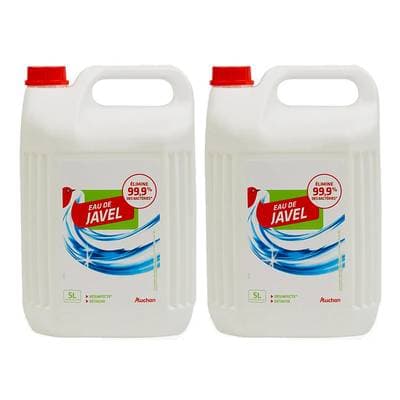Auchan Eau de javel, Lot de 2x5L