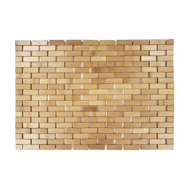 Arvix Caillebotis avec patines antidérapantes bambou, 45 x 75 cm