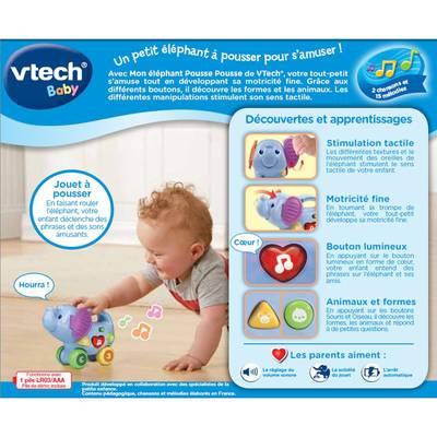3417765136054 - Vtech - Mon éléphant pousse pousse