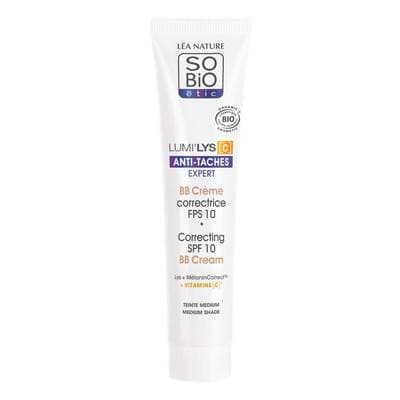 SO'BIO ETIC BB Crème Anti-taches Medium Unifiant Teinté Lumi'lys C, 40ml