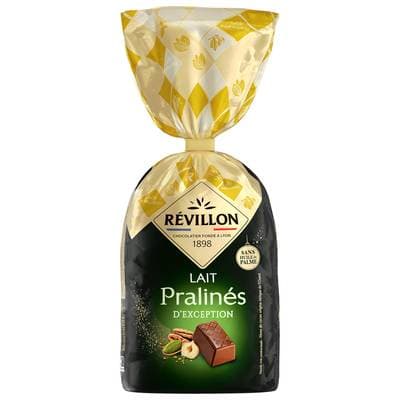 Révillon Papillotes Exception praline au chocolat au lait, 340g