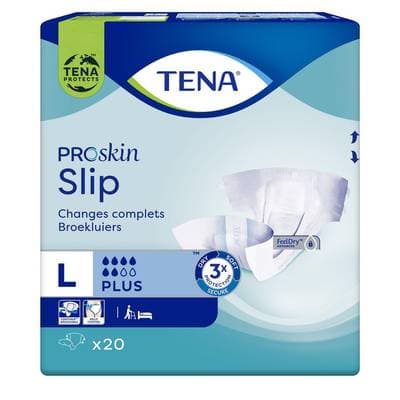 Tena Changes complets incontinence Large T50 à T62, 20 culottes