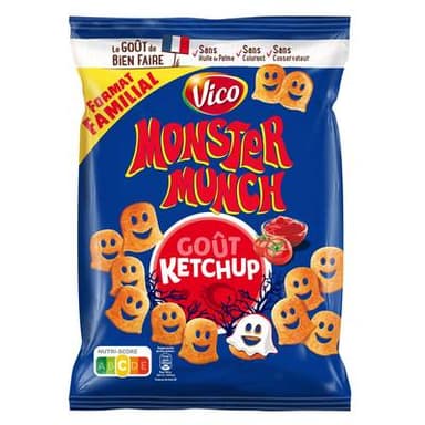 Monster Munch MONSTER MUNCH chips ketchup 135G, 135g