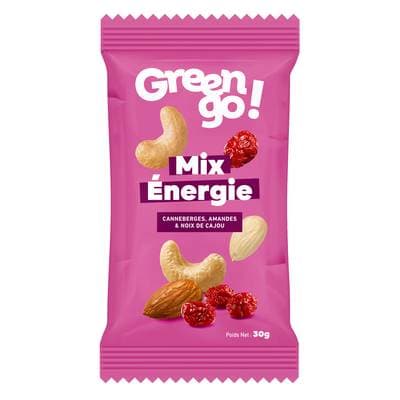 Green Go Mix de fruits secs Energie Bio, 30g