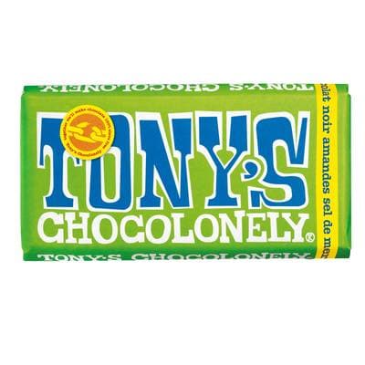 Tony's Tablette Chocolat Noir Amande Sel de Mer, 180g