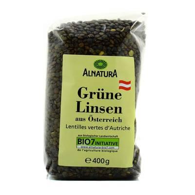 Alnatura - Lentilles vertes bio