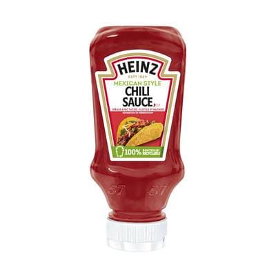 Heinz Sauce Mexican Style Chili en flacon souple Squeeze Top Down, 245g