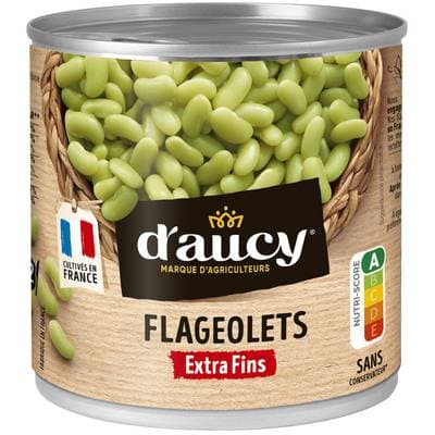D'aucy Flageolets Extra Fins, 265g