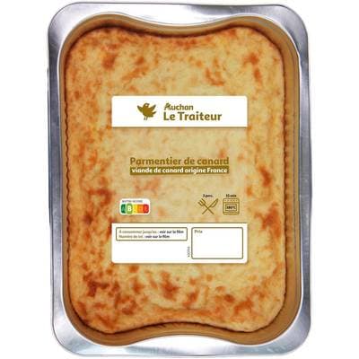 Auchan Le Traiteur Parmentier de Canard, 750g