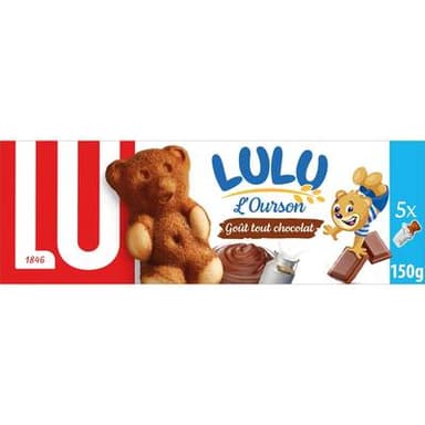 Lu Lulu L'Ourson Tout Chocolat, 150g