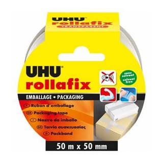 Uhu Ruban d'emballage transparent, Dimensions  50 m x 50 mm