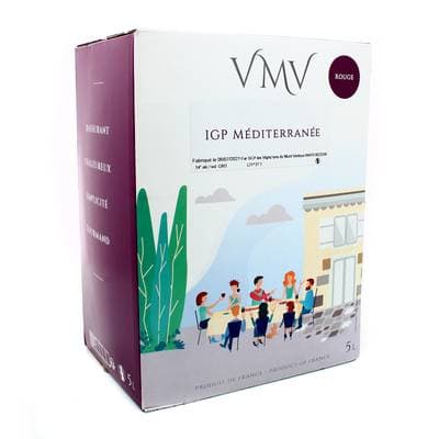 Méditerranée rouge IGP Vignerons du Mont Ventoux 14°, 5L