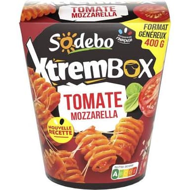 Sodebo Xtrem Box Tomate Mozzarella, 400g