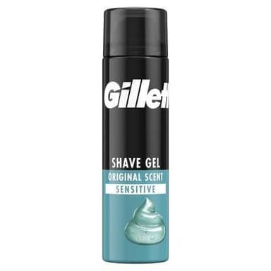 Gillette Gel à raser Peaux Sensibles, 200ml