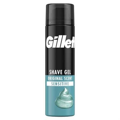 Gillette Gel à raser Peaux Sensibles, 200ml