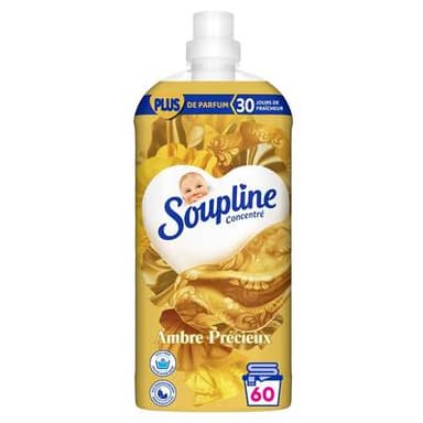 Soupline Adoucissant Concentré Ultra Ambre Précieux, 1,26L