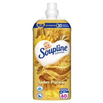 Soupline Adoucissant Concentré Ultra Ambre Précieux, 1,26L