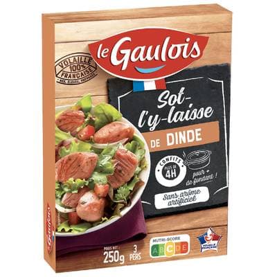 Le Gaulois Sot-l'y-Laisse de Dinde, 250g
