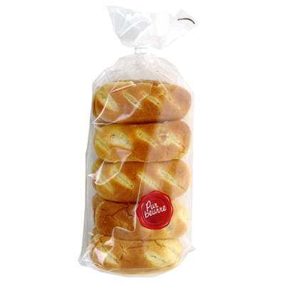 Brioches Fonteneau Pains au Lait Pur Beurre, 10 pains - 350g