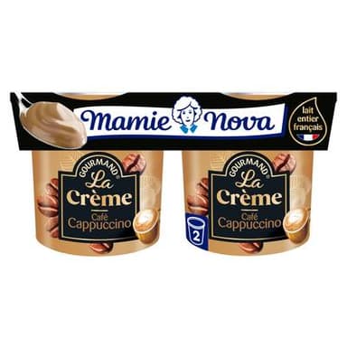 Mamie Nova Gourmand café cappuccino, 2x150g