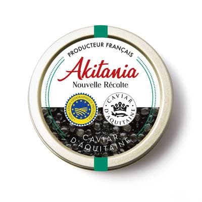 Akitania Caviar d'Aquitaine Nouvelle Récolte, 30g