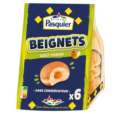 Pasquier Beignets Goût Pomme, 6x45g