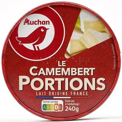 Auchan Camembert en portions, 240g