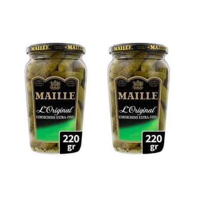 Maille Cornichons extra fins, Lot de 2x220g