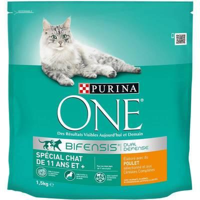 7613034444455 - Purina - One - Croquettes Poulet pour chat Senior