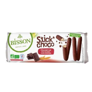 Bisson Stick' choco noir bio, 130g