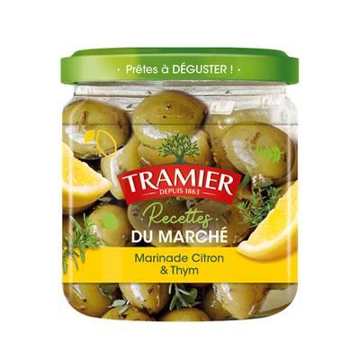 Tramier - Olives Marirnade Citron et Thym - Recette du Marché