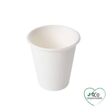 Homea Gobelet canne à sucre 20cl blanc, 12 gobelets