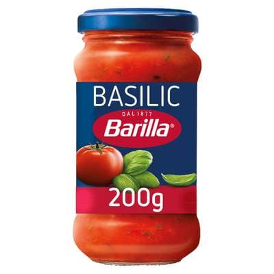 Barilla Sauce Tomates Basilic en bocal, 200g