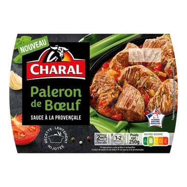 Charal Paleron de Boeuf à la Provençale VBF, 250g
