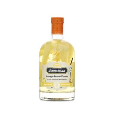 Damoiseau Rhum arrangé ananas vanille 30%, 70cl