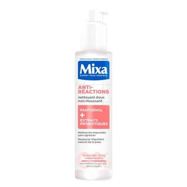 Mixa Nettoyant Doux Non Moussant Visage et Yeux Anti-Réactions, 150ml