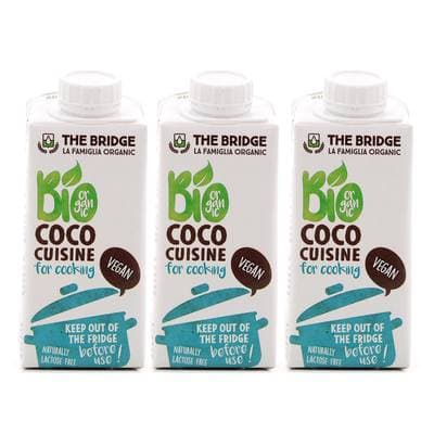 The Bridge Coco cuisine bio, Lot de 3x200ml