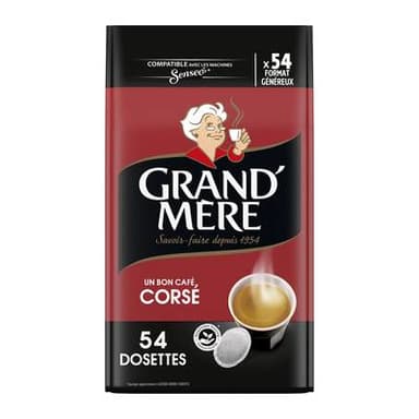 Grand Mère Café dosette corsé SENSEO, 54 dosettes