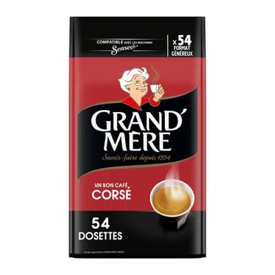 Grand Mère Café dosette corsé SENSEO, 54 dosettes