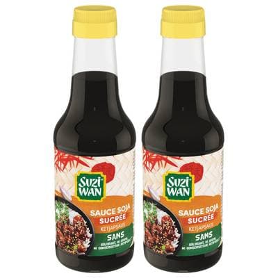 Suzi Wan Sauce Soja Sucrée, Lot de 2x25cl