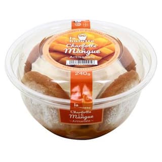 La manufacture des desserts Charlotte à la Mangue, 2 Parts - 240g